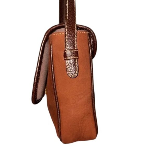 Bally Vintage Brown Suede & Leather Crossbody Shoulder Bag (EUC) and COA - Picture 5 of 13